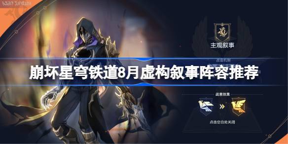 崩坏星穹铁道9月虚构叙事阵容推荐