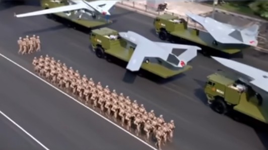 2025年阅兵日记：一个小学生眼中的无人机方队震撼表演