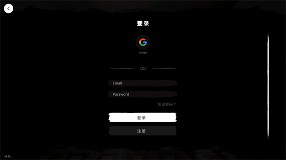 The Ghost账号登录界面