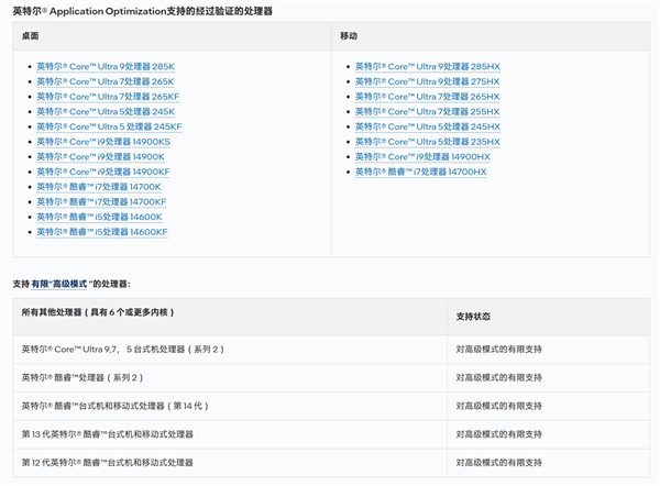 Intel APO优化一口气增加15款游戏：酷睿Ultra 9 285K性能大涨21％