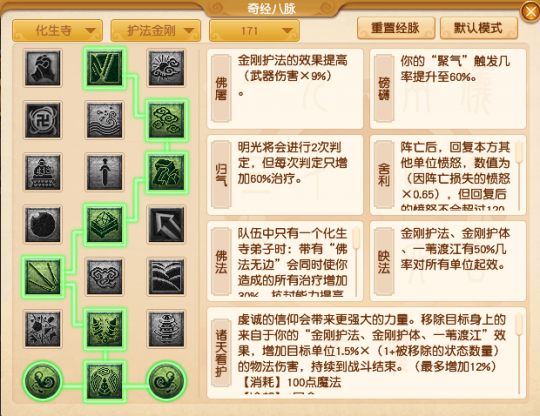 化生寺经脉推荐