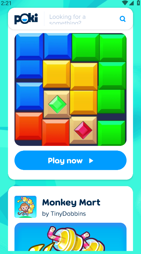 Poki小游戏主界面