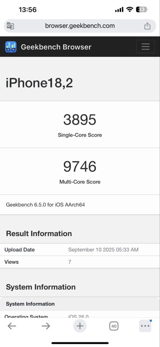 史上最强手机SoC！第三代3nm苹果A19 Pro跑分曝光：单核比A18 Pro高13% 超越M4 MacBook Pro
