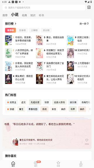红果短剧小说阅读界面