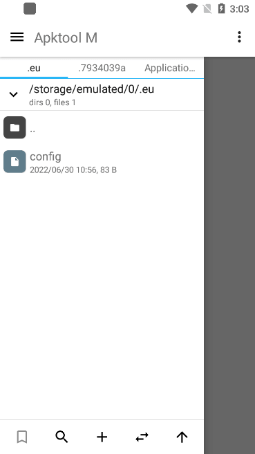 Apktool M功能操作界面截图