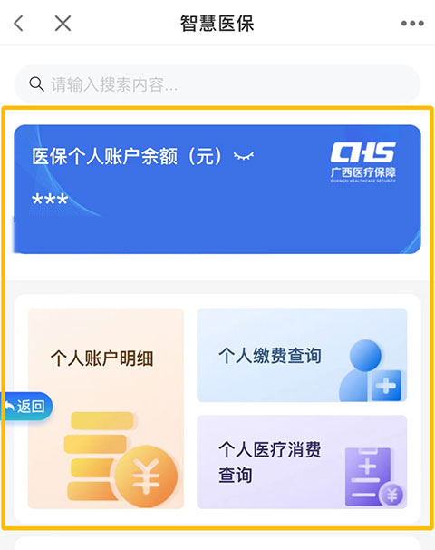 智桂通app医保收支明细