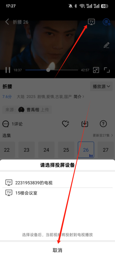 海洋视频VIP版投屏功能演示