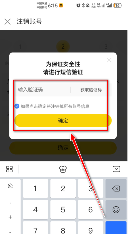 悟饭游戏厅验证码输入界面