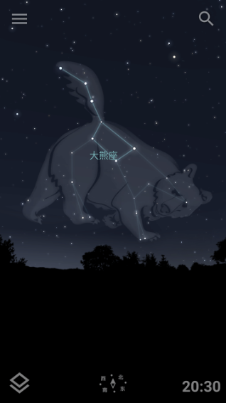 Stellarium星座浏览界面