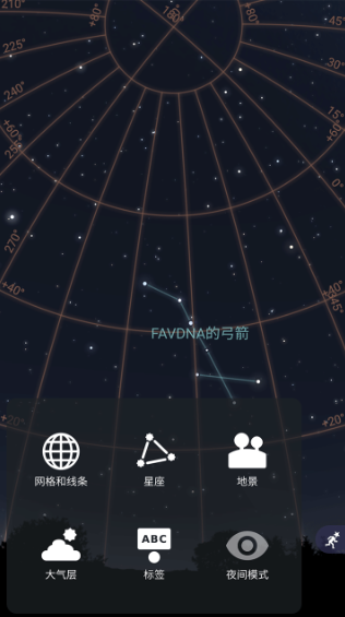Stellarium坐标网格功能展示