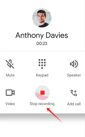 Google Phone通话录音界面