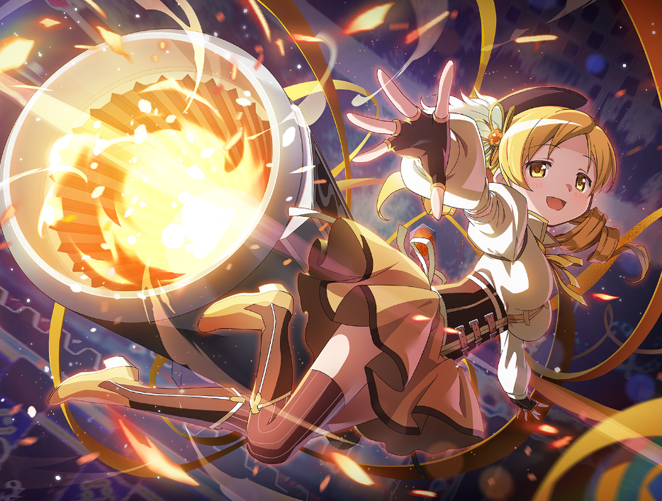 魔法少女巴麻美角色立绘