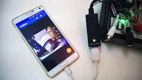 USB摄像头OTG连接示意图