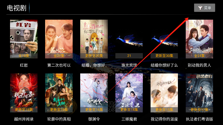 凤凰影院TV版电视剧分类截图