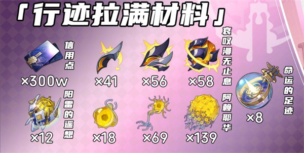 崩坏星穹铁道长夜月突破材料汇总