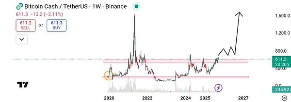 还有俩币别漏了：AVAX 图表藏信号，BCH 目标 1600 刀！