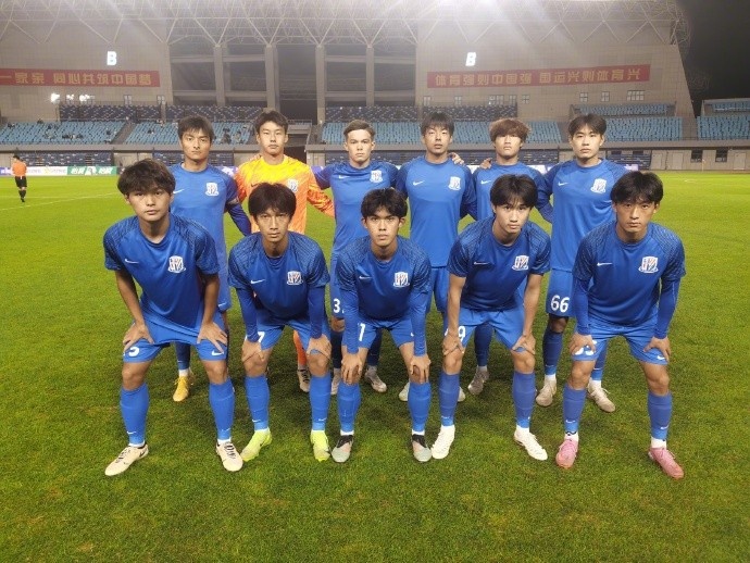 青少年精英联赛U21组晋级赛阶段I组第3轮，上海申花7-0青岛西海岸