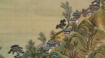 圆明园四十景之一的接秀山房是什么样子的？