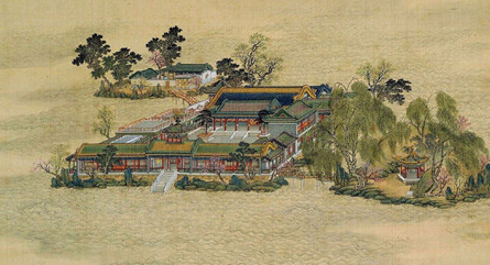 圆明园四十景之一的蓬岛瑶台是什么样子的？