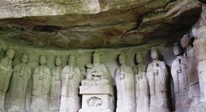 大足石篆山石刻石像分别有什么特点？