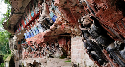 大足石刻对石窟艺术生活化有哪些推进作用？