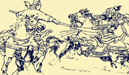 纪灵和张飞大战，为什么不到十回合便战死了？