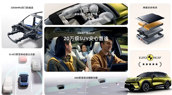 全系标配激光雷达 同级唯一！新款领克08 EM-P上市：15.98万起