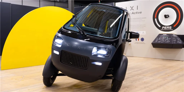 目标车速120km/h!法国推出脚蹬电动三轮车:能上高速