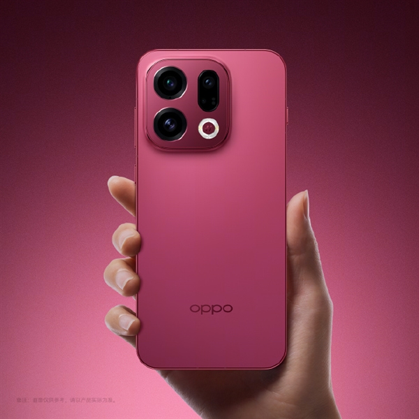 OPPO Find X9系列特别色亮相：红色机身 独创绒砂工艺