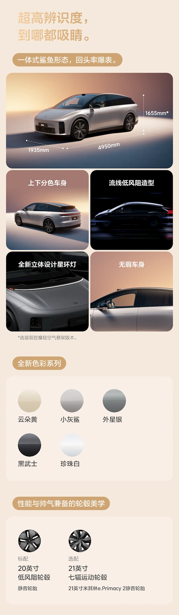 全系一款车23.98万 双腔空悬、电吸门免费送！理想i6一图看懂
