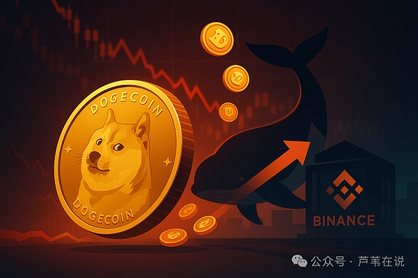狗狗币下跌 18%，但巨鲸从币安提现了 1.22 亿 DOGE