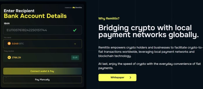 3. Remittix($RTX)——加密法币跨境支付革命