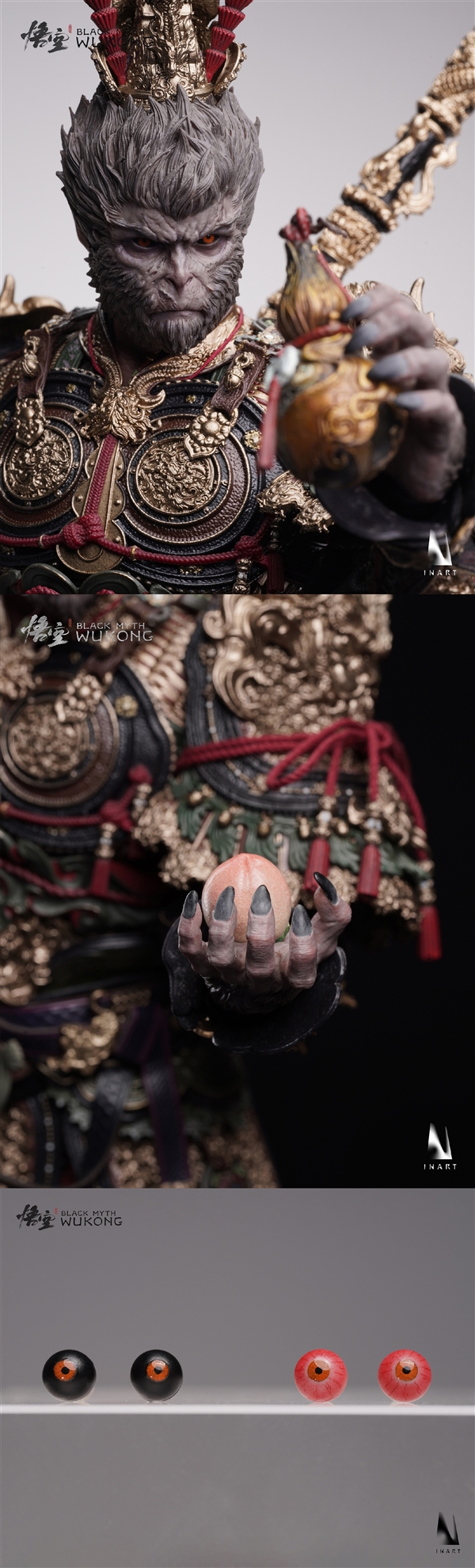 官方授权！《黑神话：悟空》大圣残躯1/6可动人偶发布：全款2480元