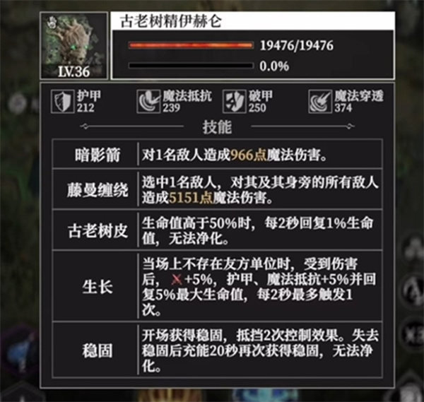 地下城堡4树精伊赫仑打法指南