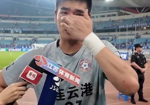 连云港门将李海涛：江苏上场7分钟等了5年，奥体踢满全场等了7年