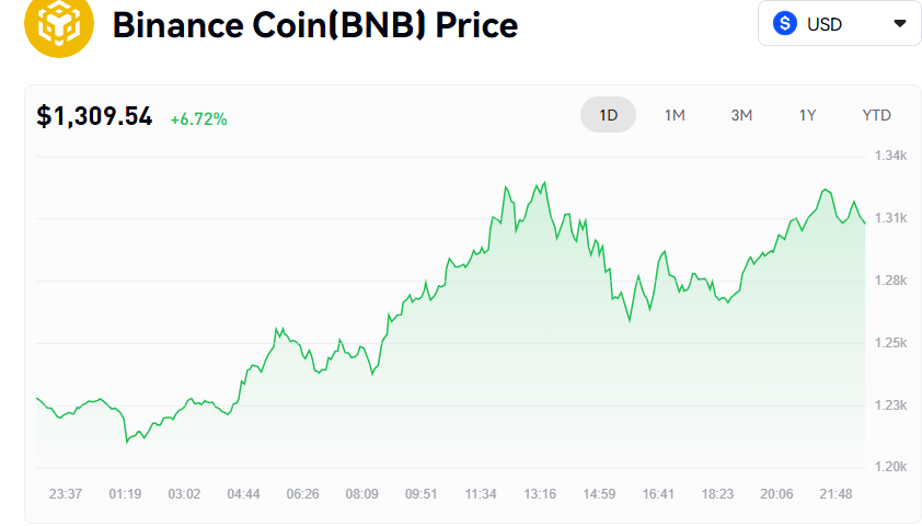 币安币（BNB）——强势上涨动能延续