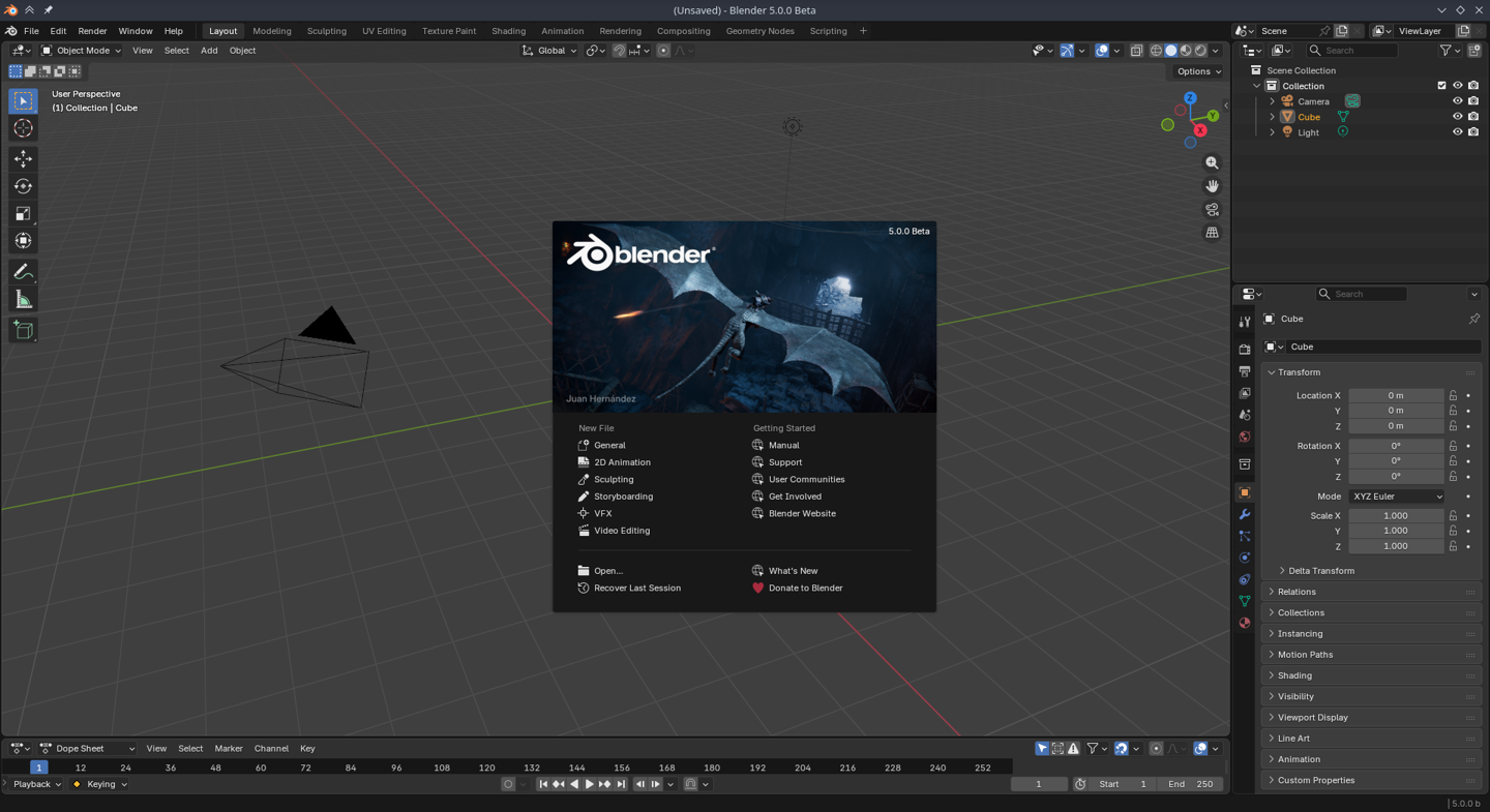 开源 3D 创作软件 Blender 5.0 测试版发布：优化内存占用，提升硬件门槛