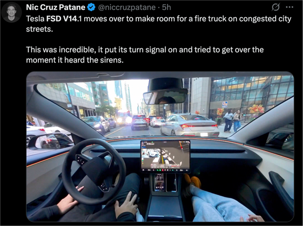 特斯拉V14终于来了!整合Robotaxi技术 马斯克:FSD有了意识