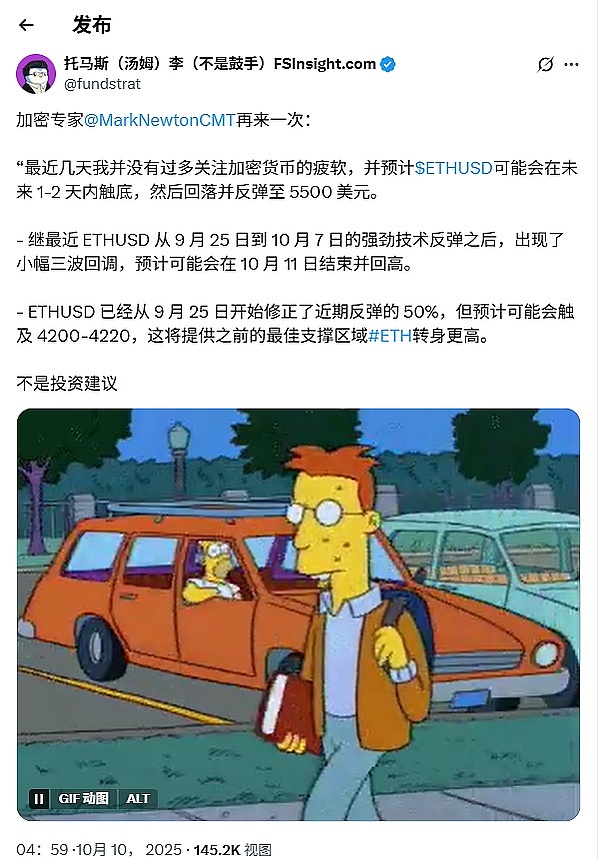先唠 ETH：大 V 喊 1-2 天触底冲 5500 刀！机构还在疯狂买