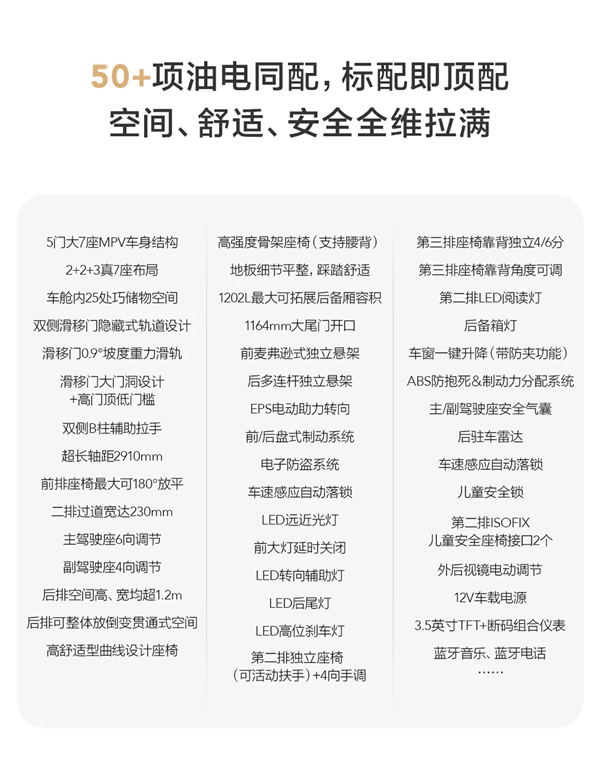 亲民版“别克GL8” 五菱星光730预售在即：配置全公开