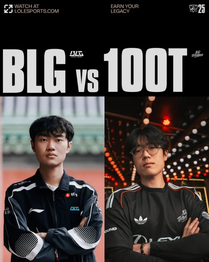LTA官方赛前为100T助威：请为100T的最艰难的大战加油吧！