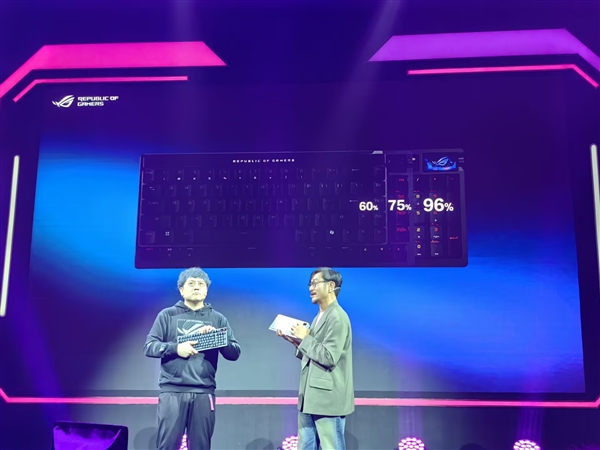2299元！ROG夜魔98 HE无线键盘发布：HFX V2磁轴、OLED彩屏