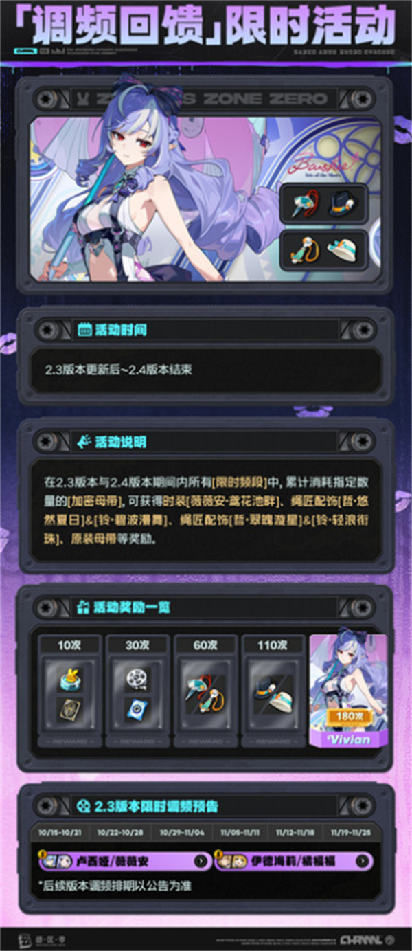 绝区零薇薇安泳装获取指南