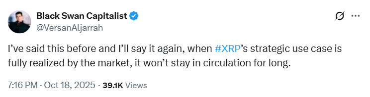 XRP在全球金融中的战略角色