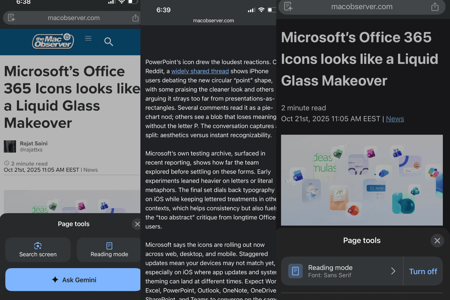 点一下就能去掉广告和干扰元素，谷歌悄悄为 iOS 版 Chrome 浏览器测试阅读模式