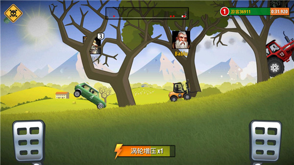 狂暴飞车竞速比赛场景