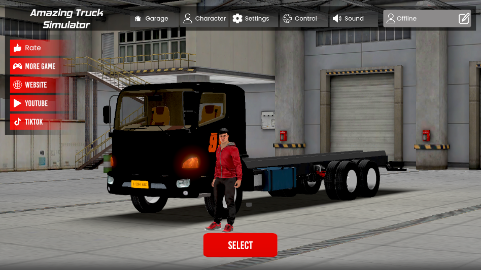 终极卡车模拟驾驶车辆选择界面