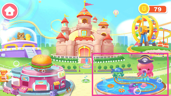 奇妙游乐园世界场景选择界面