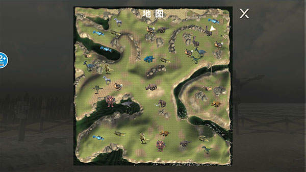 龙岛异兽游戏地图界面