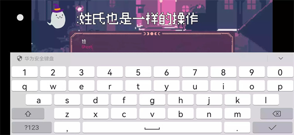 圣斯佩尔魔法学院姓名输入示范